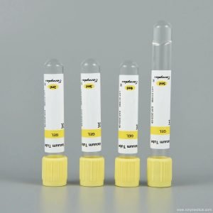 Disposable-vacuum-blood-collection,-with-gel-and-coagulant