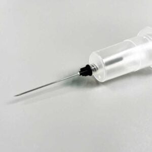 Ethylene oxide sterilized blood collection needle